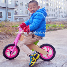 Mode vélo en bois pour bébés, vélo moderne en bois pour enfants, meilleur vélo en bois pour enfants Vélo en équilibre en bois en Chine